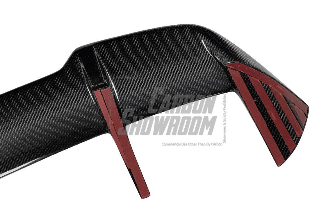 Volkswagen GTI & R-line MK8 2020 2021 2022 2023 2024 with Aftermarket Parts - AE Style Rear Roof Spoiler Carbon Fiber from?ArmorExtend