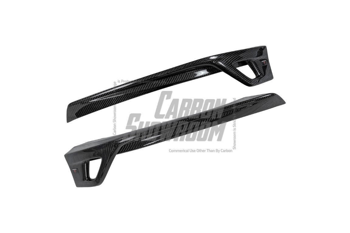 Volkswagen GTI & R-line MK8 2022 2023 2024 with Aftermarket Parts - AE Style Front Lip?Carbon Fiber?from ArmorExtend