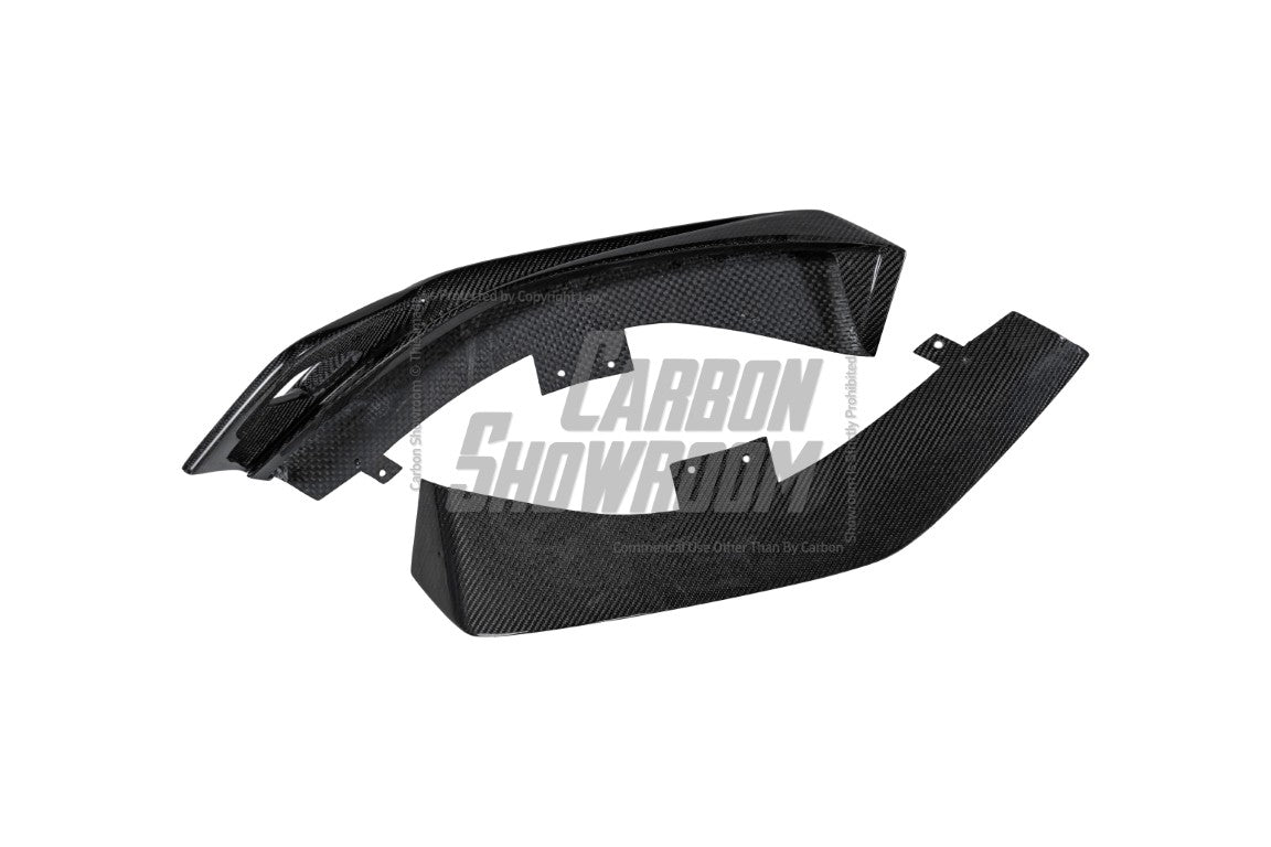 Volkswagen GTI & R-line MK8 2022 2023 2024 with Aftermarket Parts - AE Style Front Lip?Carbon Fiber?from ArmorExtend