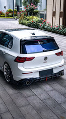 Volkswagen GTI & R-line MK8 2022 2023 2024 with Aftermarket Parts - AE Style Front Lip?Carbon Fiber?from ArmorExtend