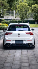 Volkswagen GTI & R-line MK8 2022 2023 2024 with Aftermarket Parts - AE Style Front Lip?Carbon Fiber?from ArmorExtend