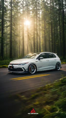 Volkswagen GTI & R-Line MK8 2022 2023 2024 with Aftermarket Parts - AE Style Front Lip Carbon Fiber from ArmorExtend