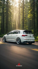 Volkswagen GTI & R-line MK8 2020 2021 2022 2023 2024 with Aftermarket Parts - AE Style Rear Roof Spoiler Carbon Fiber from ArmorExtend