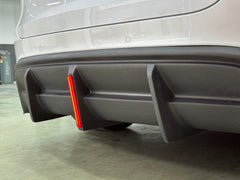 Your Tesla Model Y 2020 2021 2022 2023 2024 with Aftermarket Parts - AE Style Rear Diffuser Carbon Fiber from  ArmorExtend