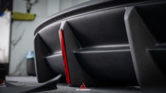 Your Tesla Model Y 2020 2021 2022 2023 2024 with Aftermarket Parts - AE Style Rear Diffuser Carbon Fiber from  ArmorExtend