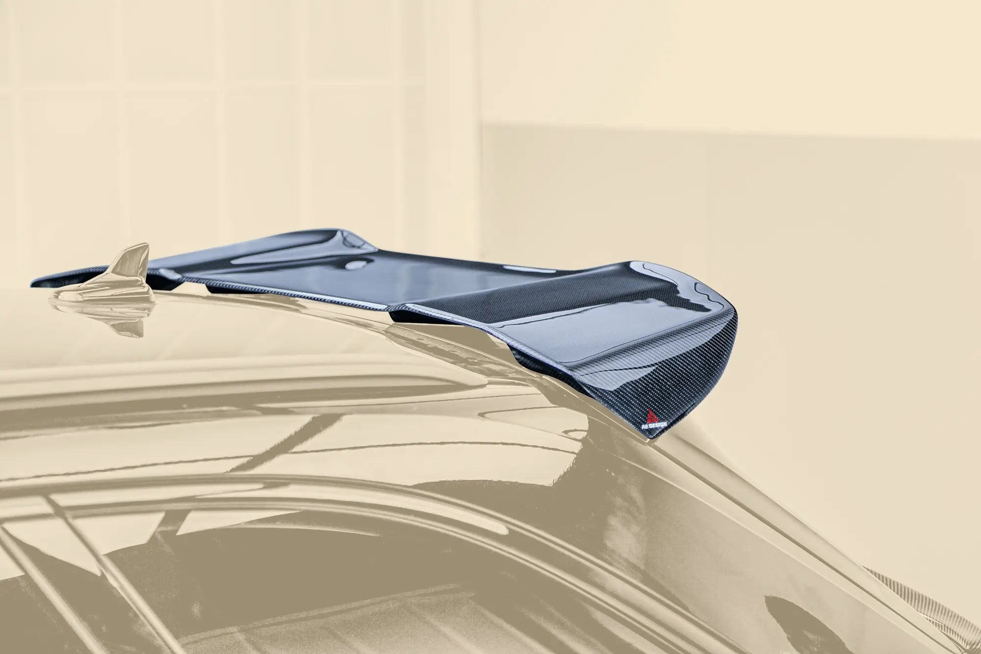 Audi RS4 B9 / B9.5 2018 2019 2020 2021 2022 2023 2024 with Aftermarket Parts - AE Rear Roof Spoiler?Carbon Fiber from ArmorExtend