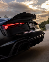 Your Audi RS5 B9.5 2020 2021 2022 2023 2024 with Aftermarket Parts - AE Style Rear Diffuser Carbon Fiber from ArmorExtend