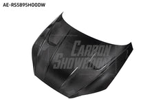 Audi RS5 S5 A5 B9 B9.5 2017 2018 2019 2020 2021 2022 2023 2024 with Aftermarket Parts - AE Style Hood Bonnet Carbon Fiber from?ArmorExtend