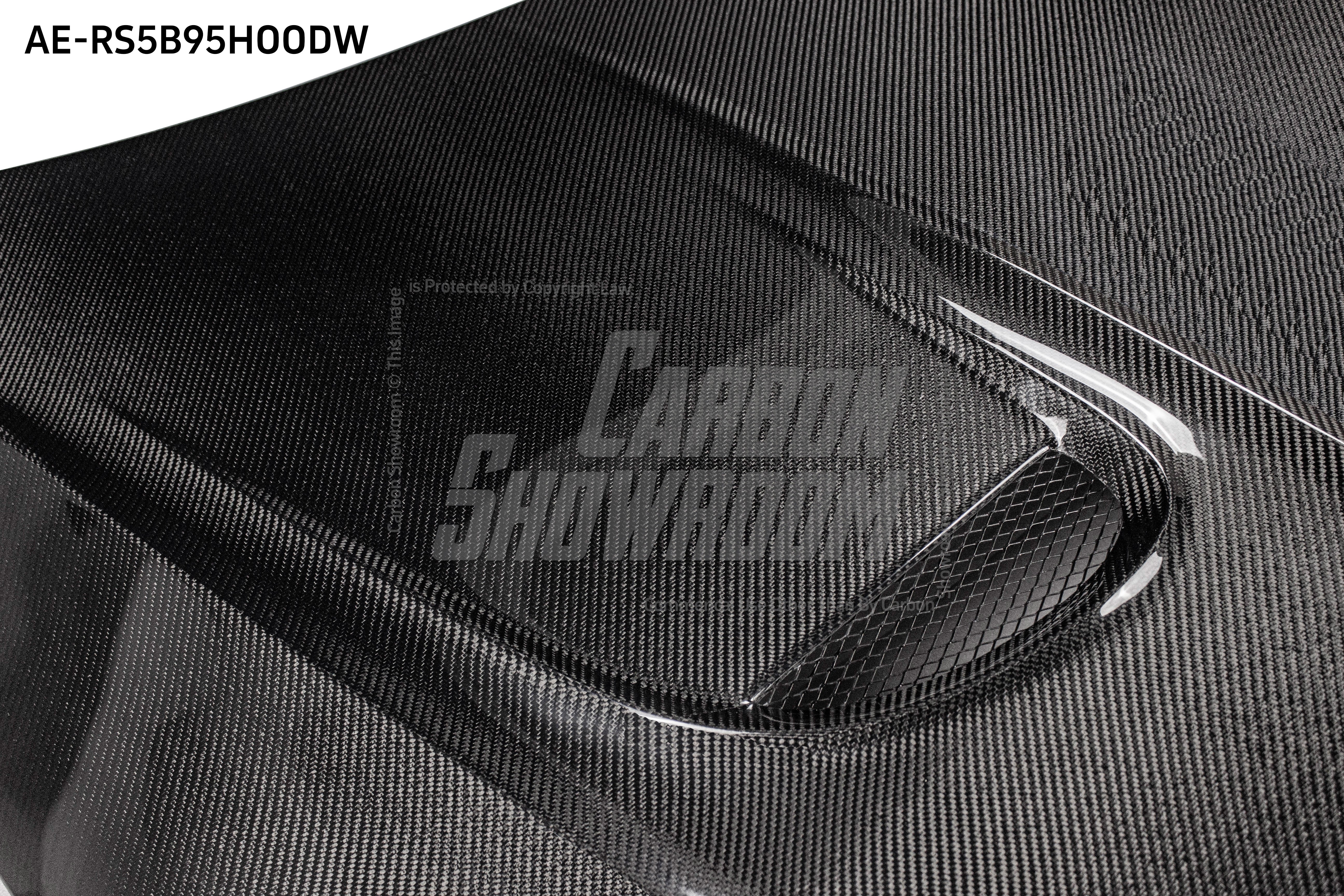 Audi RS5 S5 A5 B9 B9.5 2017 2018 2019 2020 2021 2022 2023 2024 with Aftermarket Parts - AE Style Hood Bonnet Carbon Fiber from?ArmorExtend