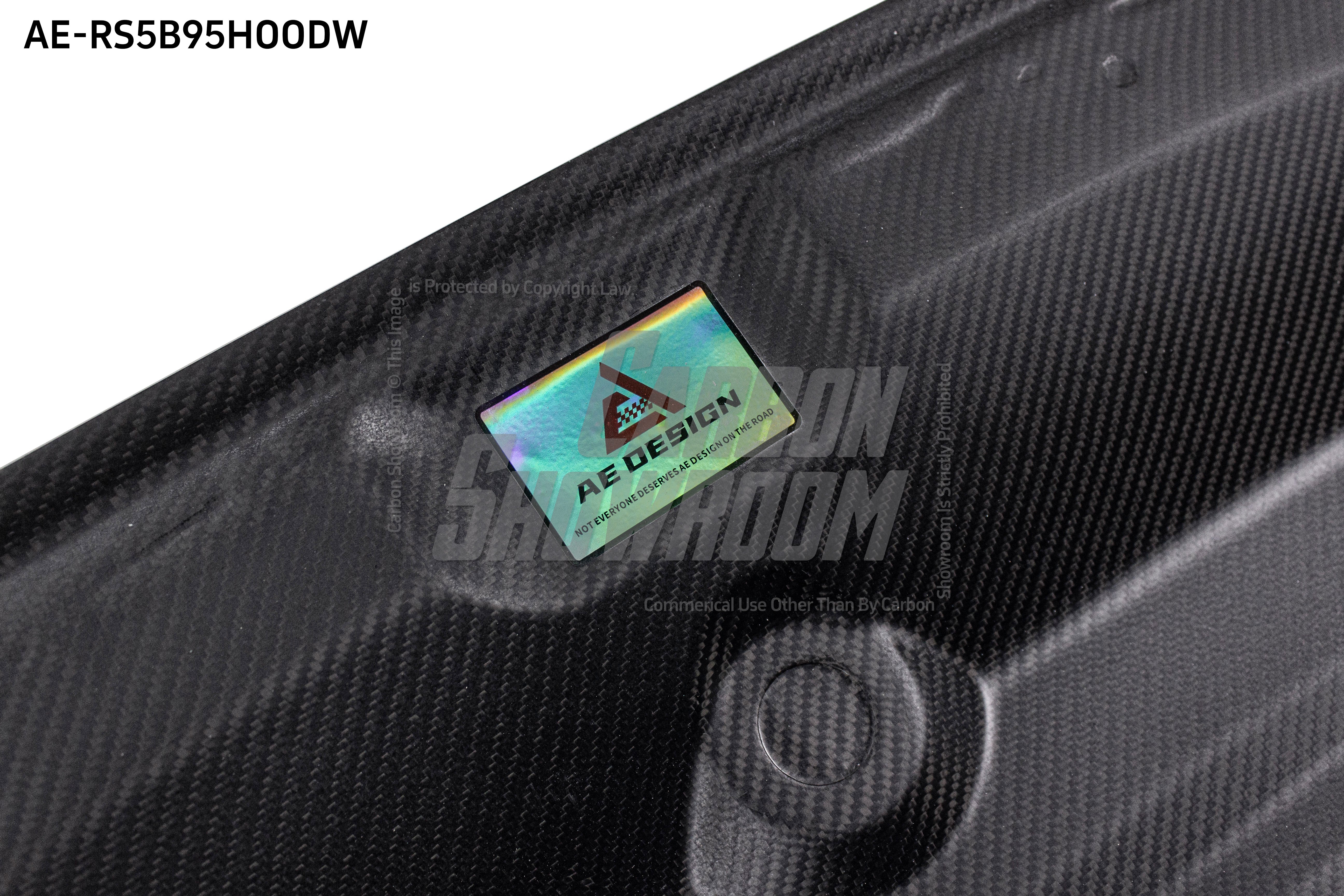 Audi RS5 S5 A5 B9 B9.5 2017 2018 2019 2020 2021 2022 2023 2024 with Aftermarket Parts - AE Style Hood Bonnet Carbon Fiber from?ArmorExtend