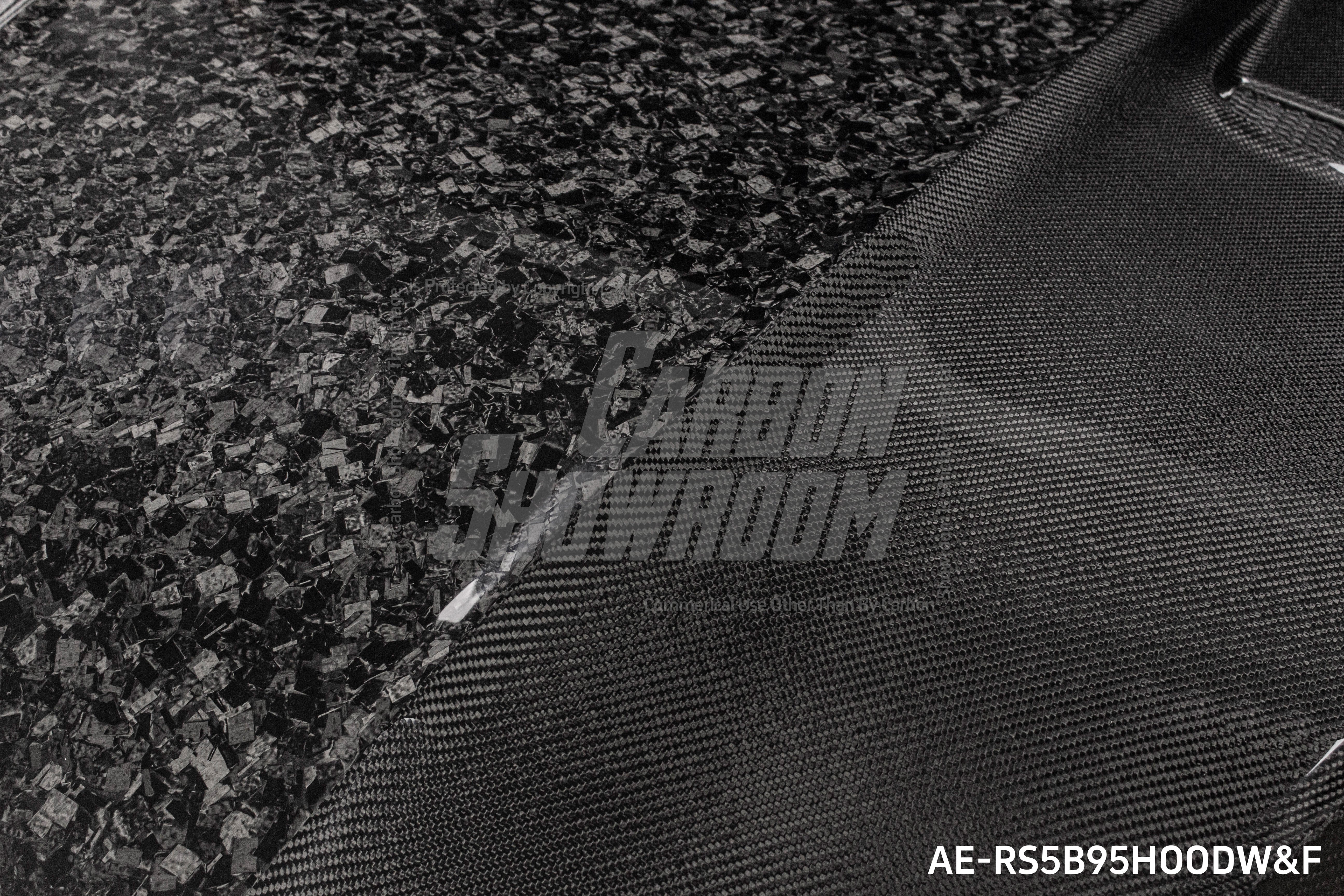 Audi RS5 S5 A5 B9 B9.5 2017 2018 2019 2020 2021 2022 2023 2024 with Aftermarket Parts - AE Style Hood Bonnet Carbon Fiber from?ArmorExtend