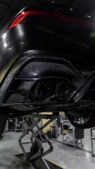 Audi RS6 C8 2020 2021 2022 2023 2024 & RS7 C8 2020 2021 2022 2023 2024 with Aftermarket Parts - AE Rear Diffuser & Canards?Carbon Fiber?from ArmorExtend