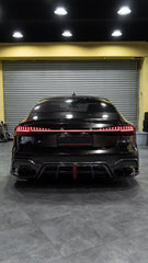 Audi RS6 C8 2020 2021 2022 2023 2024 & RS7 C8 2020 2021 2022 2023 2024 with Aftermarket Parts - AE Rear Diffuser & Canards?Carbon Fiber?from ArmorExtend