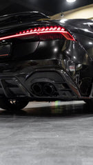 Audi RS6 C8 2020 2021 2022 2023 2024 & RS7 C8 2020 2021 2022 2023 2024 with Aftermarket Parts - AE Rear Diffuser & Canards?Carbon Fiber?from ArmorExtend