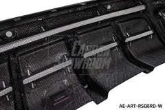 Audi RSQ8 2021 2022 2023 2024 SQ8 Q8 (requires you to upgrade the exhaust tips to RSQ8 version) 2020 2021 2022 2023 2024 with Aftermarket Parts - AE Rear Diffuser Pre-Preg Carbon Fiber from ArmorExtend
