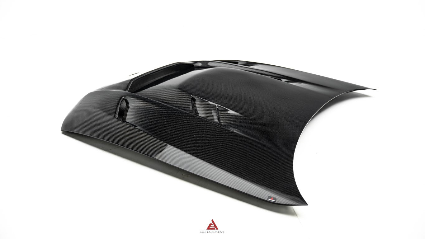 BMW 3 Series M340i 330i G20 G21 (Fits Both Pre-LCI & LCI) 2019-ON with Aftermarket Parts - Vented Hood Bonnet Carbon Fiber from ArmorExtend