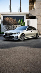BMW 3 Series G20 330i M340i 2023 2024 LCI with Aftermarket Parts - Plustic Style Side Skirts ABS?from ArmorExtend?