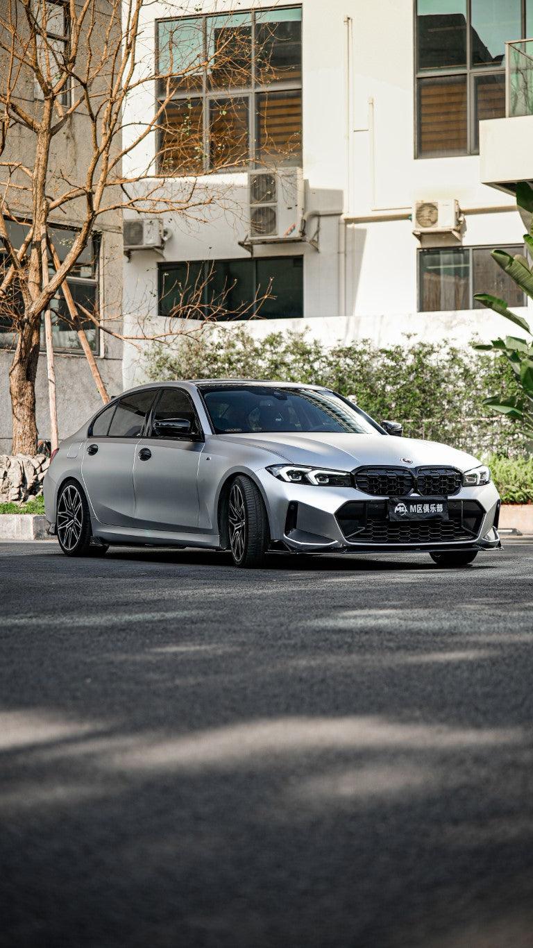 BMW 3 Series G20 330i M340i 2023 2024 LCI with Aftermarket Parts - Plustic Style Side Skirts ABS?from ArmorExtend?