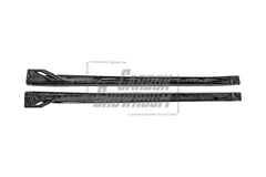 BMW M3 G80 G81 2021 2022 2023 2024 & M4 G82 G83 2021 2022 2023 2024 with Aftermarket Parts - AE Style Side Skirts Carbon Fiber from ArmorExtend