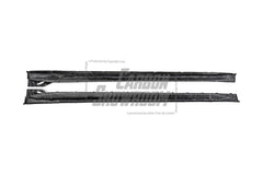 BMW M3 G80 G81 2021 2022 2023 2024 & M4 G82 G83 2021 2022 2023 2024 with Aftermarket Parts - AE Style Side Skirts Carbon Fiber from ArmorExtend