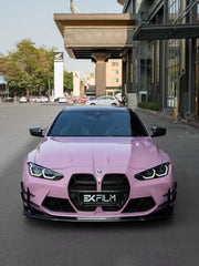 BMW M3 G80 2021-ON M4 G82 G83 2021-ON with Aftermarket Parts - ART Style Carbon Fiber Front Lip?from ?ArmorExtend