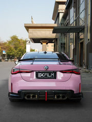 BMW M4 G82 2021 2022 2023 2024 & 4 Series G22 430i M440i 2020 2021 2022 2023 2024 with Aftermarket Parts - ART V2 Style Fiber Rear Wing Carbon Fiber from Pre-preg ArmorExtend