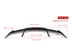 BMW M2 M2C G87 2023-ON &?2 Series M240 230 G42 2022-ON with Aftermarket Parts - MP Style Rear Wing Carbon Fiber/FRP?from ArmorExtend