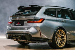 BMW M3CS M3C M3 G81 2021-ON & 3 Series M340i 330i G21 (Fits Both Pre-LCI & LCI) 2019-ON with Aftermarket Parts - Rear Lip Spoiler Dry Pre-preg Carbon Fiber from Armorextend