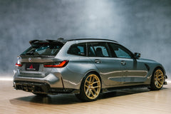 BMW M3CS M3C M3 G81 2021-ON & 3 Series M340i 330i G21 (Fits Both Pre-LCI & LCI) 2019-ON with Aftermarket Parts - Rear Lip Spoiler Dry Pre-preg Carbon Fiber from Armorextend