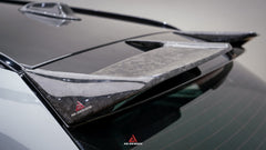 BMW M3CS M3C M3 G81 2021-ON & 3 Series M340i 330i G21 (Fits Both Pre-LCI & LCI) 2019-ON with Aftermarket Parts - Rear Roof Spoiler Dry Pre-preg Carbon Fiber from Armorextend