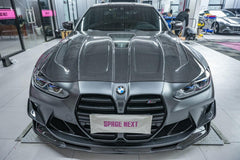 BMW M3 G80 G81 2021 2022 2023 2024 & M4 G82 G83 2021 2022 2023 2024 with Aftermarket Parts - AE Style Front Canards?Carbon Fiber?from ArmorExtend