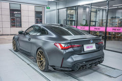 BMW M3 G80 2021-ON & M4 G82 G83 2021-ON with Aftermarket Parts - ART Style Carbon Fiber Side Skirts from ArmorExtend