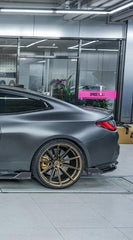 BMW M3 G80 G81 2021 2022 2023 2024 M4 G82 G83 2021 2022 2023 2024?with Aftermarket Parts - AE Style?Rear Diffuser & Canards?Carbon Fiber from? ArmorExtend
