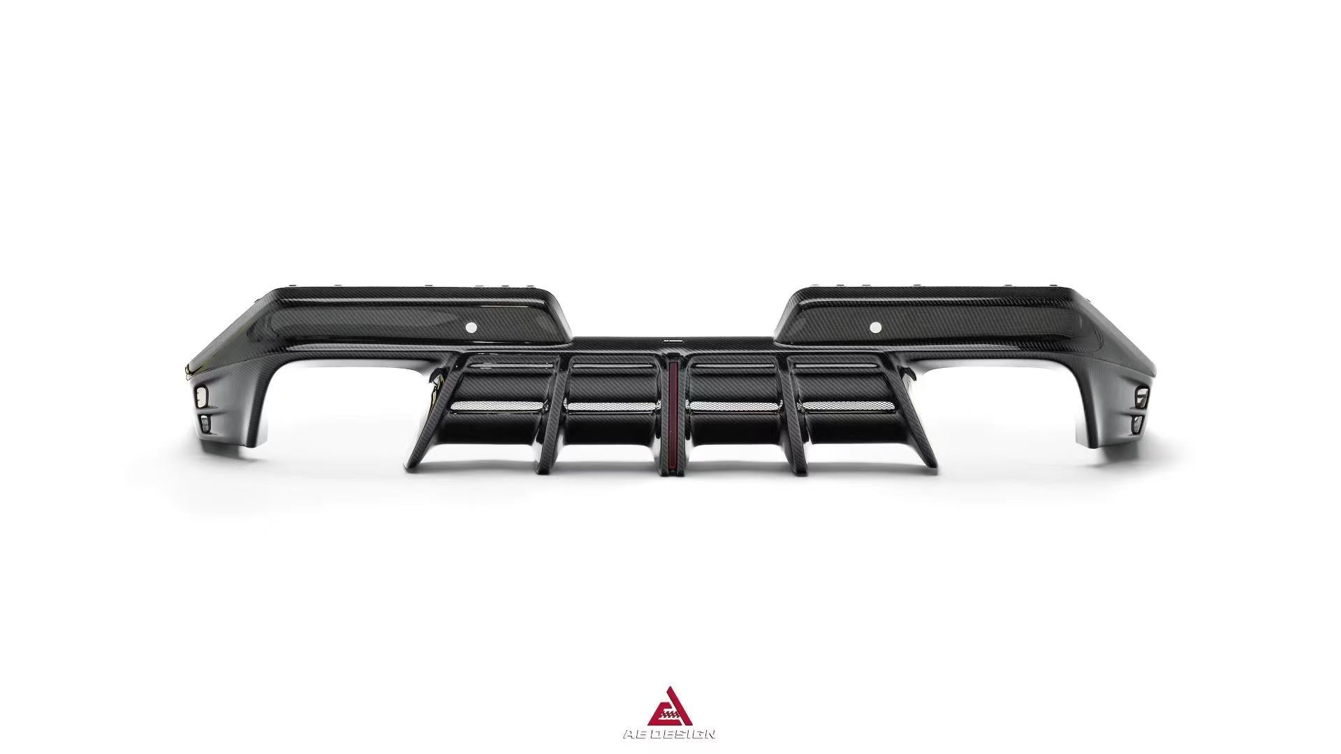 BMW M5C M5 G90 2024-ON with Aftermarket Parts - Rear Diffuser & Canards Pre-preg Carbon Fiber from Armorextend