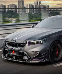 BMW M5C M5 G90 2024-ON with Aftermarket Parts - Front Lip Pre-preg Carbon Fiber from Armorextend