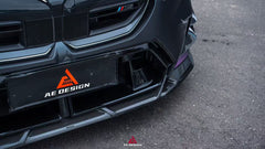 BMW M5C M5 G90 2024-ON with Aftermarket Parts - Front Lip Pre-preg Carbon Fiber from Armorextend