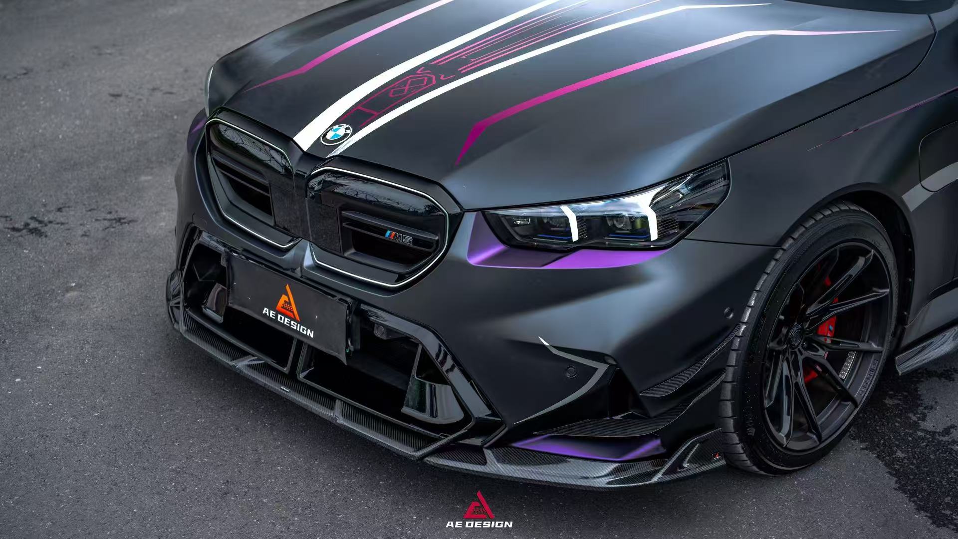BMW M5C M5 G90 2024-ON with Aftermarket Parts - Front Canards Pre-preg Carbon Fiber from Armorextend