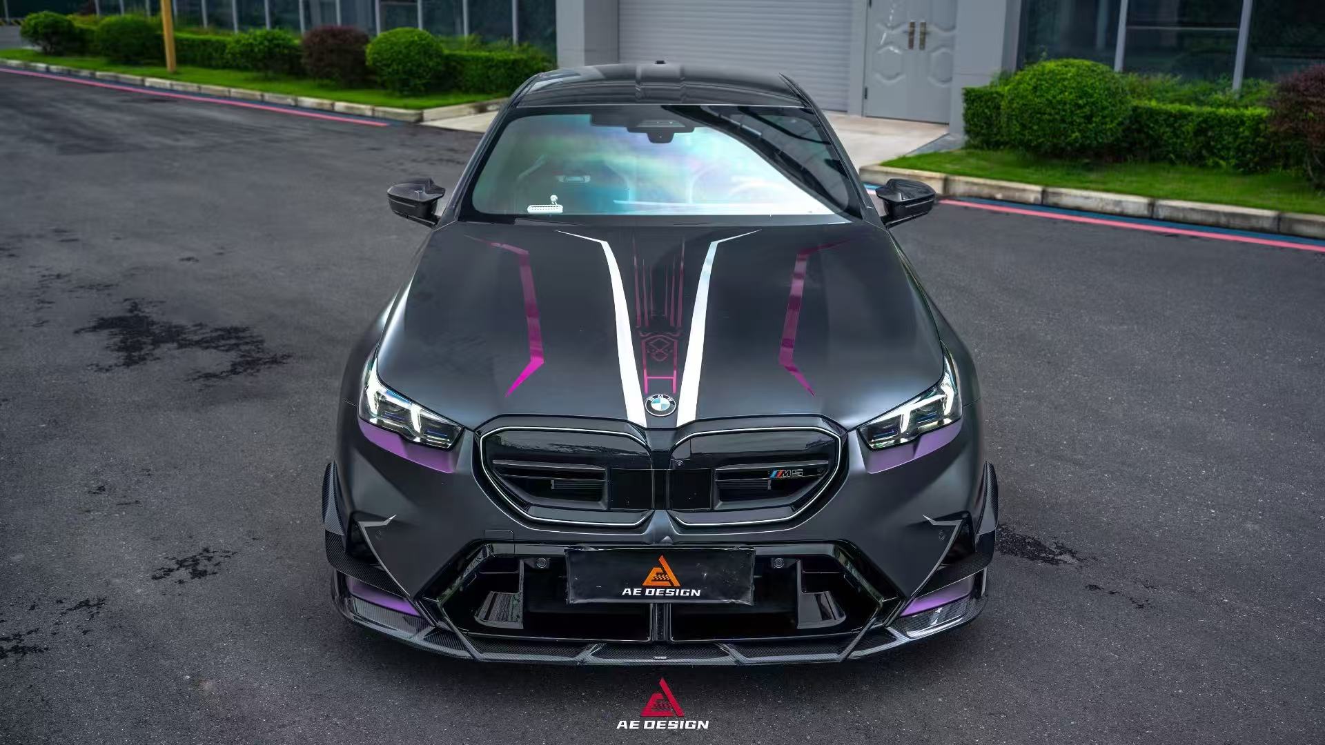 BMW M5C M5 G90 2024-ON with Aftermarket Parts - Front Canards Pre-preg Carbon Fiber from Armorextend