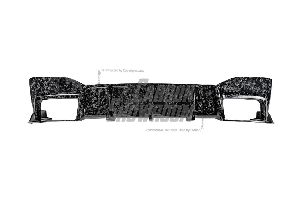BMW M5/M5C F90 (Fits Both Pre-LCI & LCI) 2018 2019 2020 2021 2022 2023 2024?& 5 Series G30 540i (With M-Package Bumper) M550i (Fits Both Pre-LCI & LCI) 2017 2018 2019 2020 2021 2022 2023 2024 with Aftermarket Parts - AE Rear Diffuser?Carbon Fiber from ?ArmorExtend