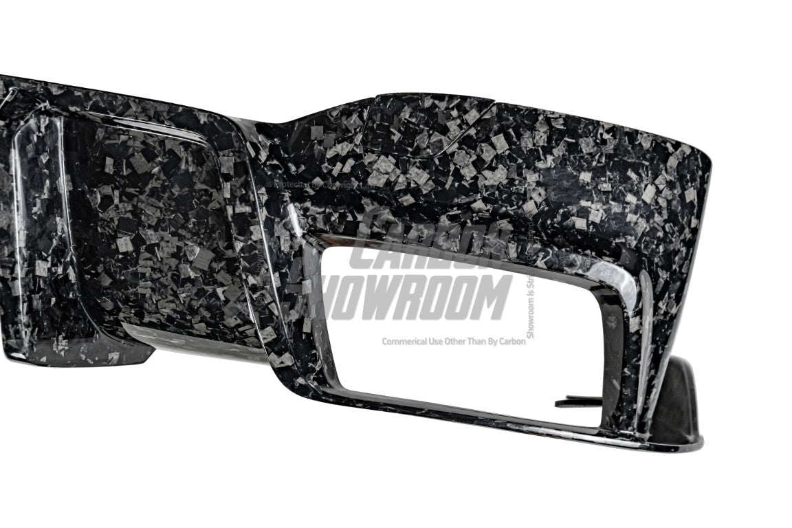 BMW M5/M5C F90 (Fits Both Pre-LCI & LCI) 2018 2019 2020 2021 2022 2023 2024?& 5 Series G30 540i (With M-Package Bumper) M550i (Fits Both Pre-LCI & LCI) 2017 2018 2019 2020 2021 2022 2023 2024 with Aftermarket Parts - AE Rear Diffuser?Carbon Fiber from ?ArmorExtend