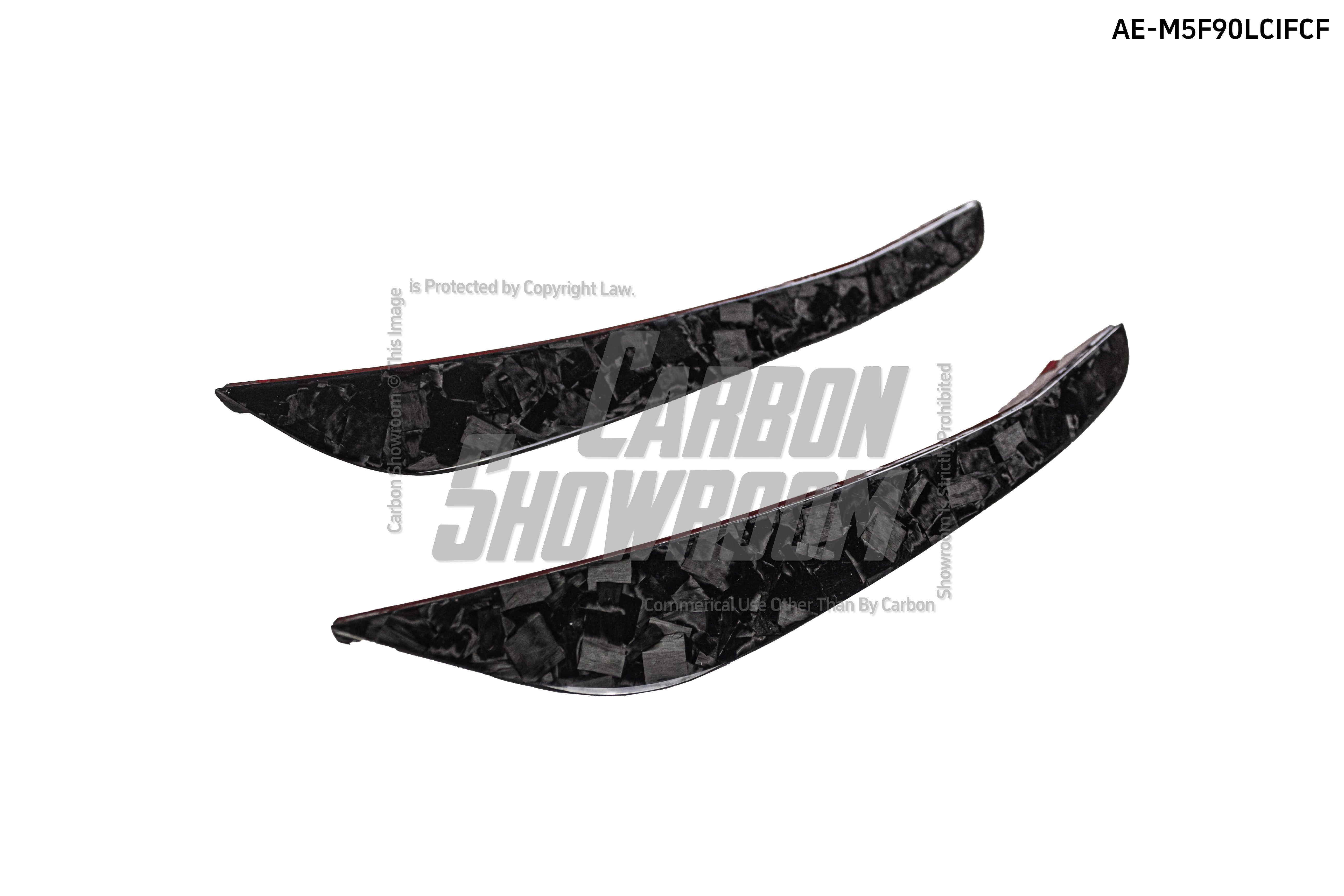 BMW M5/M5C F90 Pre-LCI 2018 2019 2020 & M5/M5C F90 LCI 2021 2022 2023 2024 with Aftermarket Parts - AE?Front Canards?Carbon Fiber?from ArmorExtend