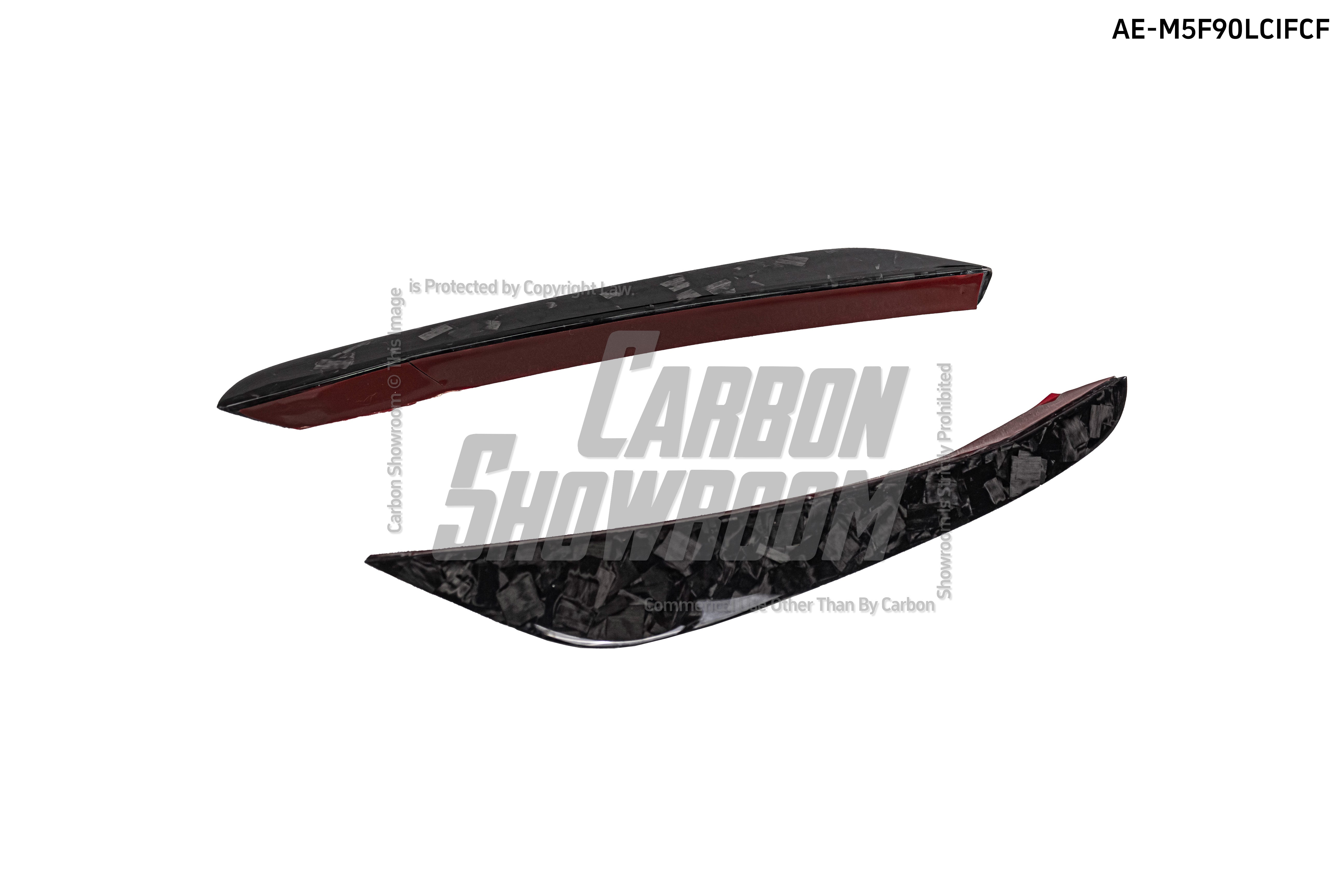 BMW M5/M5C F90 Pre-LCI 2018 2019 2020 & M5/M5C F90 LCI 2021 2022 2023 2024 with Aftermarket Parts - AE?Front Canards?Carbon Fiber?from ArmorExtend