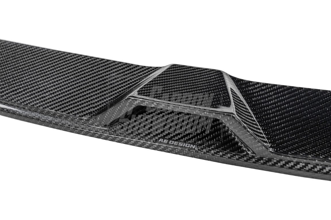 BMW M5 / M5C F90 Pre-LCI 2018 2019 2020 & M5 / M5C F90 LCI 2021 2022 2023 2024 With Aftermarket Parts - AE Lower Lip & Middle Lip?Carbon Fiber from ArmorExtend