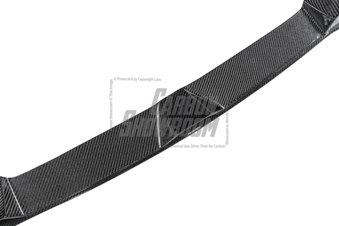 BMW M5 / M5C F90 Pre-LCI 2018 2019 2020 & M5 / M5C F90 LCI 2021 2022 2023 2024 With Aftermarket Parts - AE Lower Lip & Middle Lip?Carbon Fiber from ArmorExtend