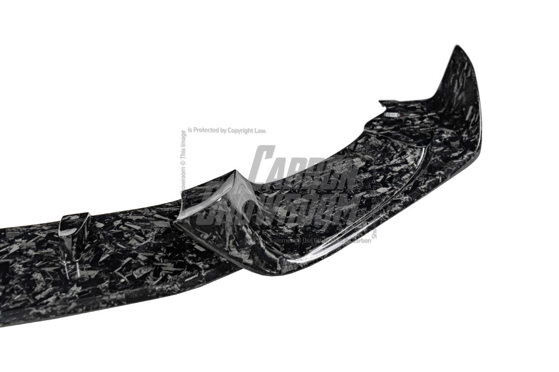 BMW X3M X3MC F97 Pre-LCI 2019 2020 2021 & X4M X4MC F98 Pre-LCI 2019 2020 2021 with Aftermarket Parts - AE Front Lip Carbon Fiber from ArmorExtend