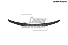 BMW X5 G05 M50i X/S Drive 40i (with M-Package) (Fits Both Pre-LCI & LCI) 2019-ON & X5M X5MC F95 (Fits Both Pre-LCI & LCI) ?2020 2021 2022 2023 2024?with Aftermarket Parts - AE Style Rear Spoiler Carbon Fiber from?ArmorExtend