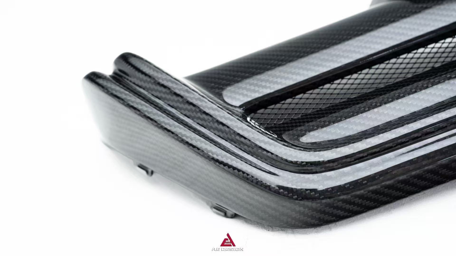 BMW X6 M60I xDrive40i G06 (Fits Pre-LCI & LCI) 2020-ON with Aftermarket Parts - AE ART Rear Diffuser & Canards Carbon Fiber from Armorextend
