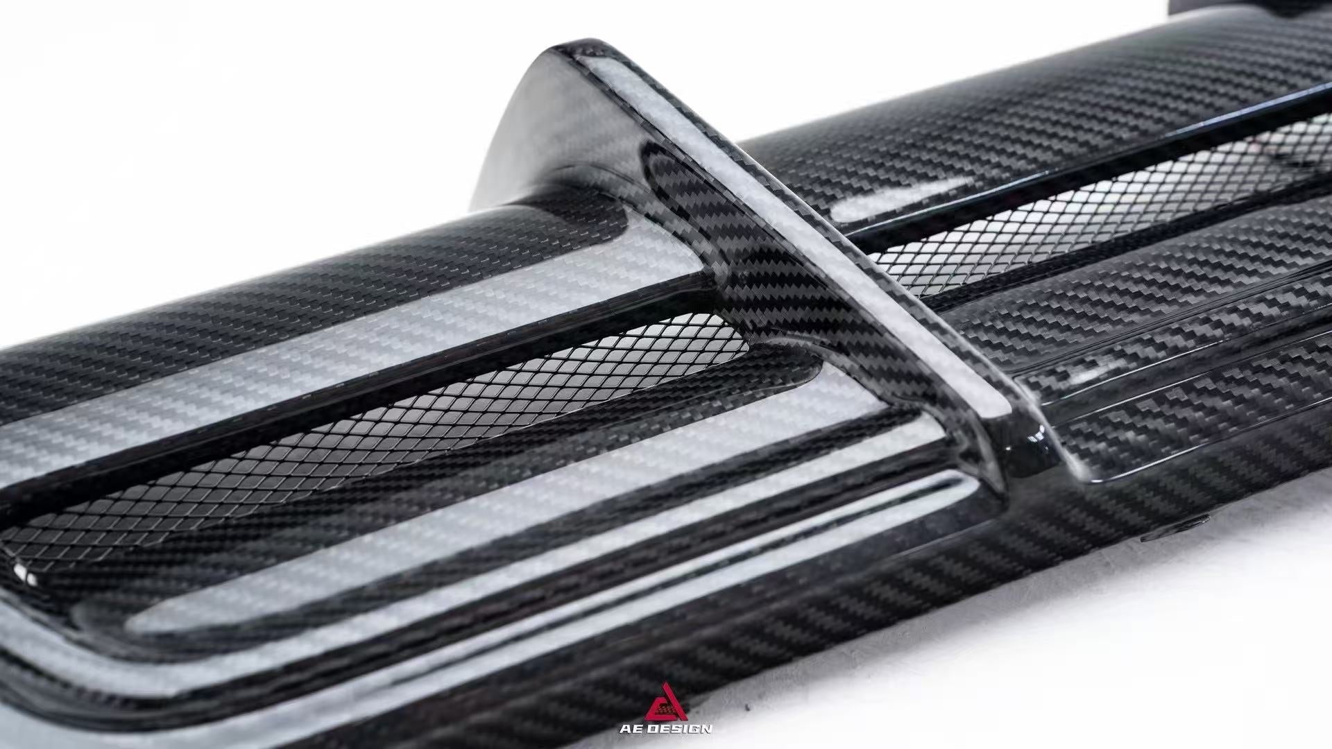 BMW X6 M60I xDrive40i G06 (Fits Pre-LCI & LCI) 2020-ON with Aftermarket Parts - AE ART Rear Diffuser & Canards Carbon Fiber from Armorextend
