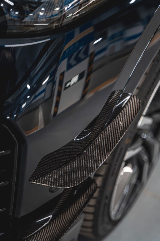 BMW X6 M60i xDrive40i G06 LCI 2024-ON with Aftermarket Parts - AE Front Canards?Carbon Fiber?from ArmorExtend