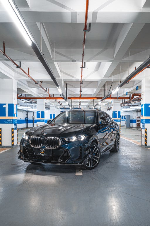 BMW X6 M60i xDrive40i G06 LCI 2024-ON with Aftermarket Parts - AE Front Canards?Carbon Fiber?from ArmorExtend